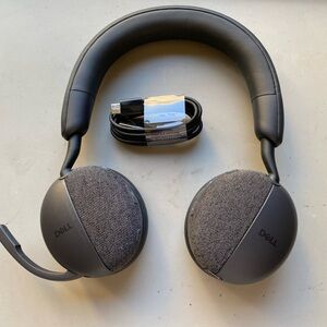 Dell Black and Gray Headphones